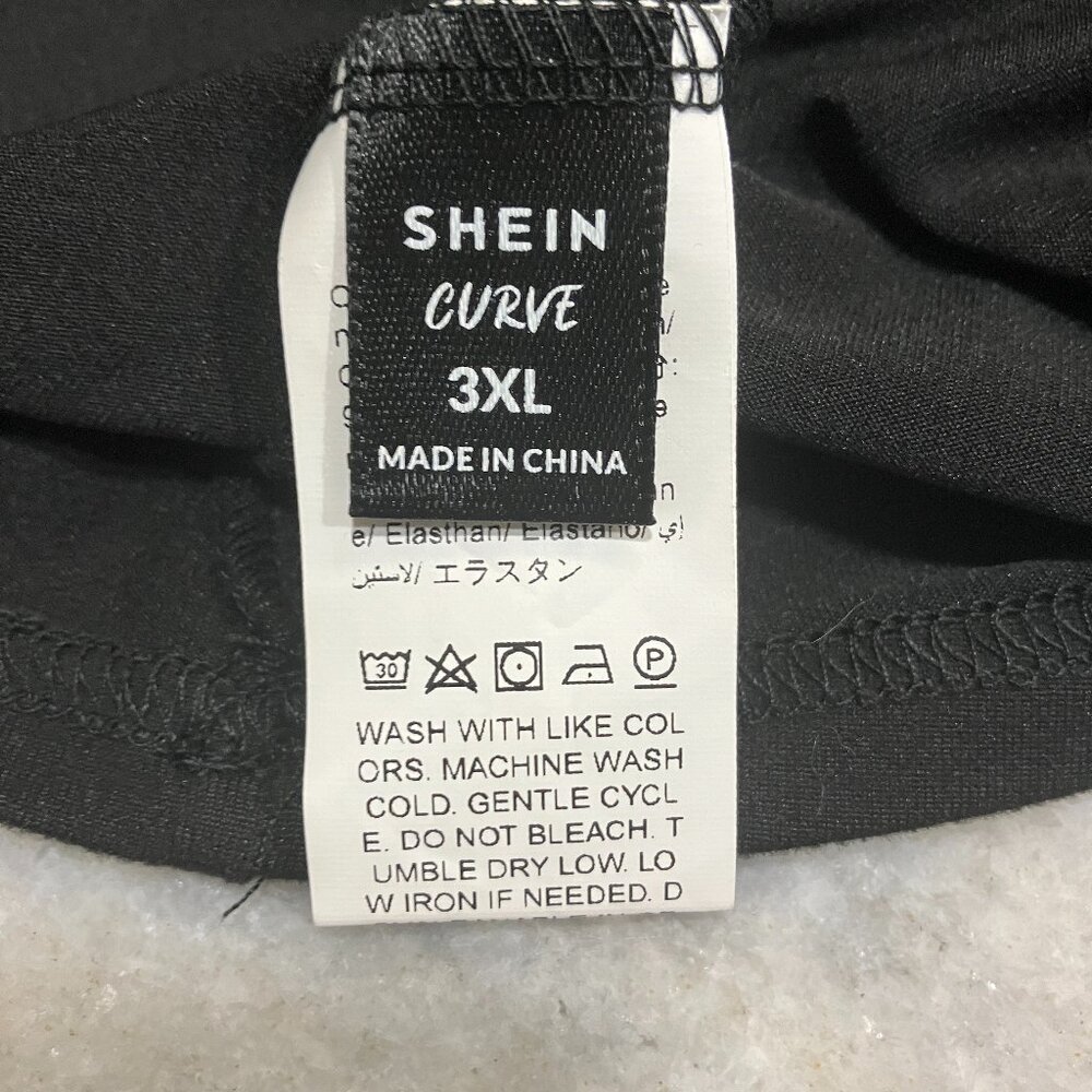 Shein Navy Top with Neckline Embellishments Size 3XL - Picture 8 of 11